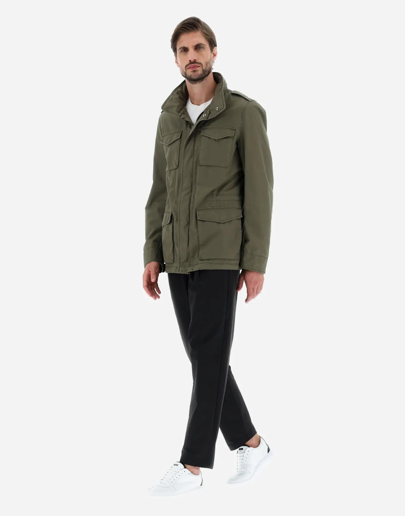 Herno Field Jacket | Field Jacket Light Military