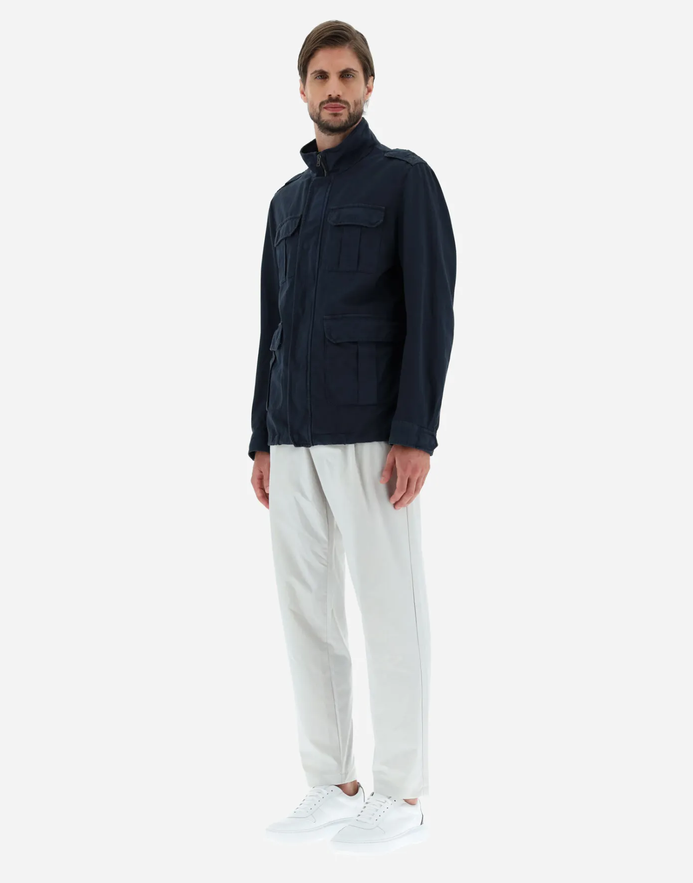 Herno Field Jacket | Field Jacket Blue