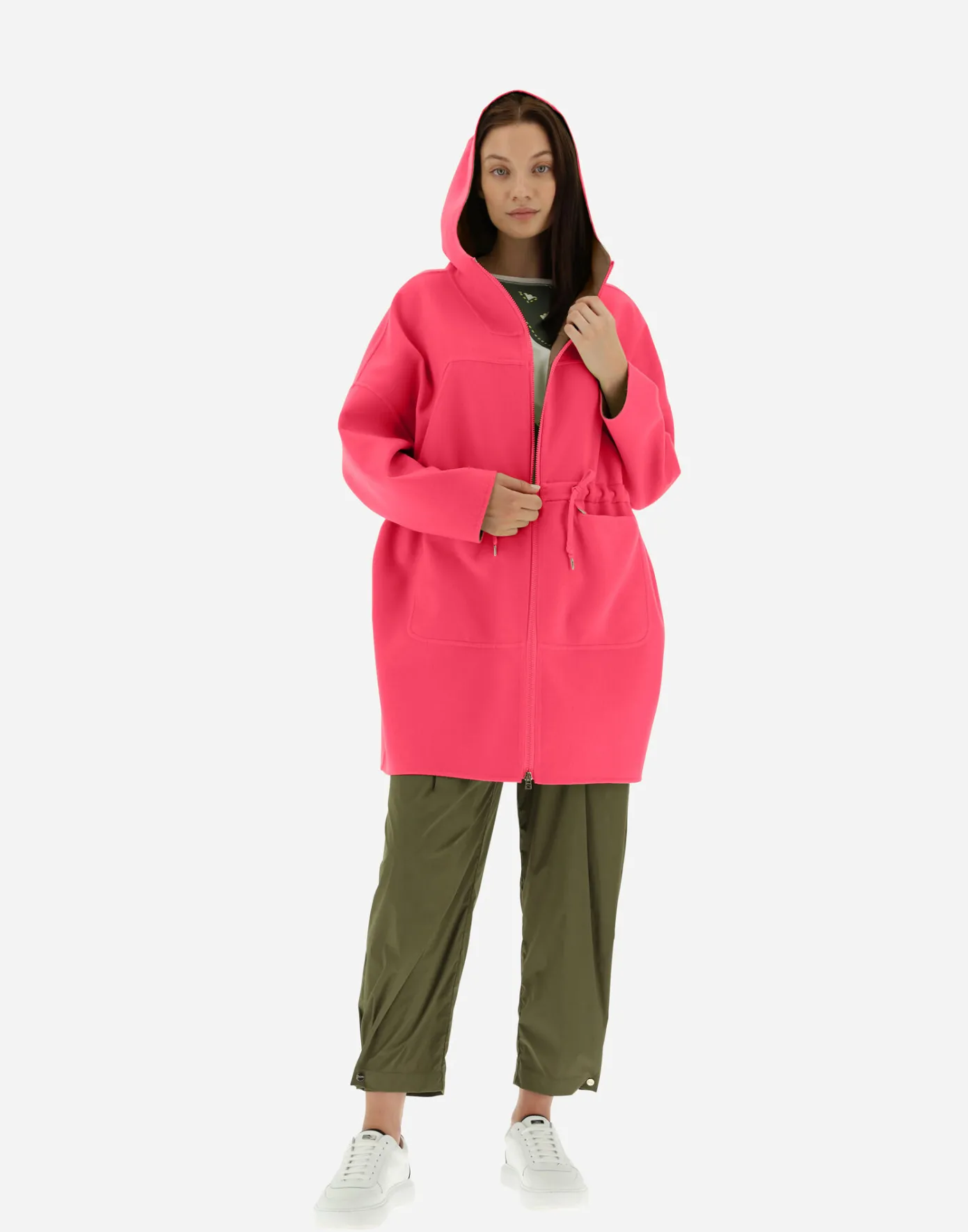 Herno Parka & Jackets | Parka & Jackets Neon Pink/Camel