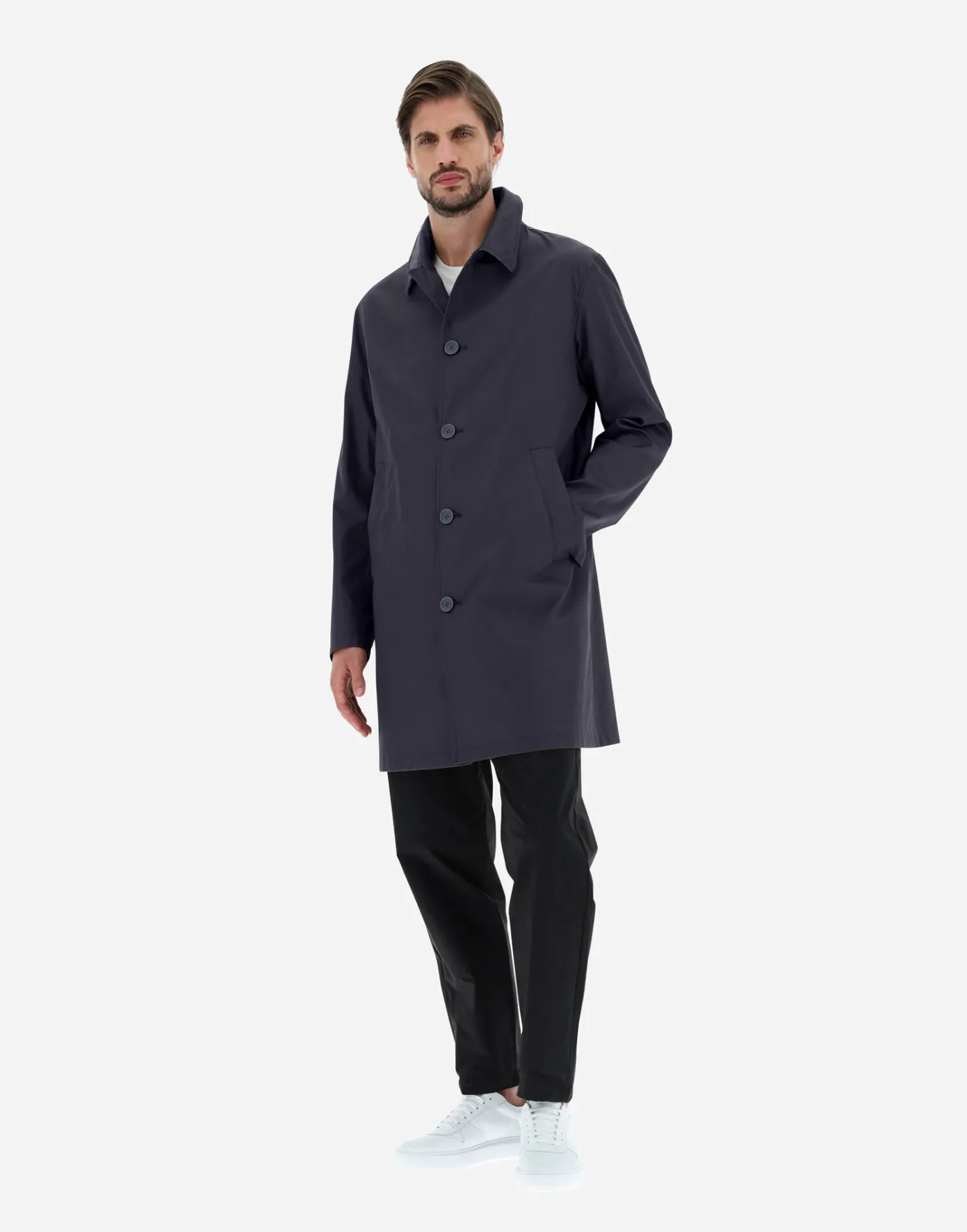Herno Raincoats | Raincoats Navy Blue