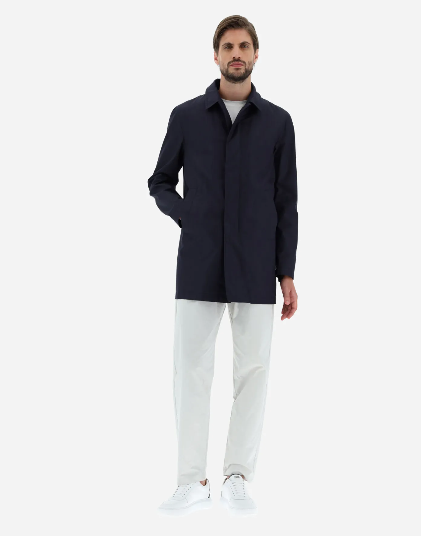Herno Raincoats | Raincoats Navy Blue