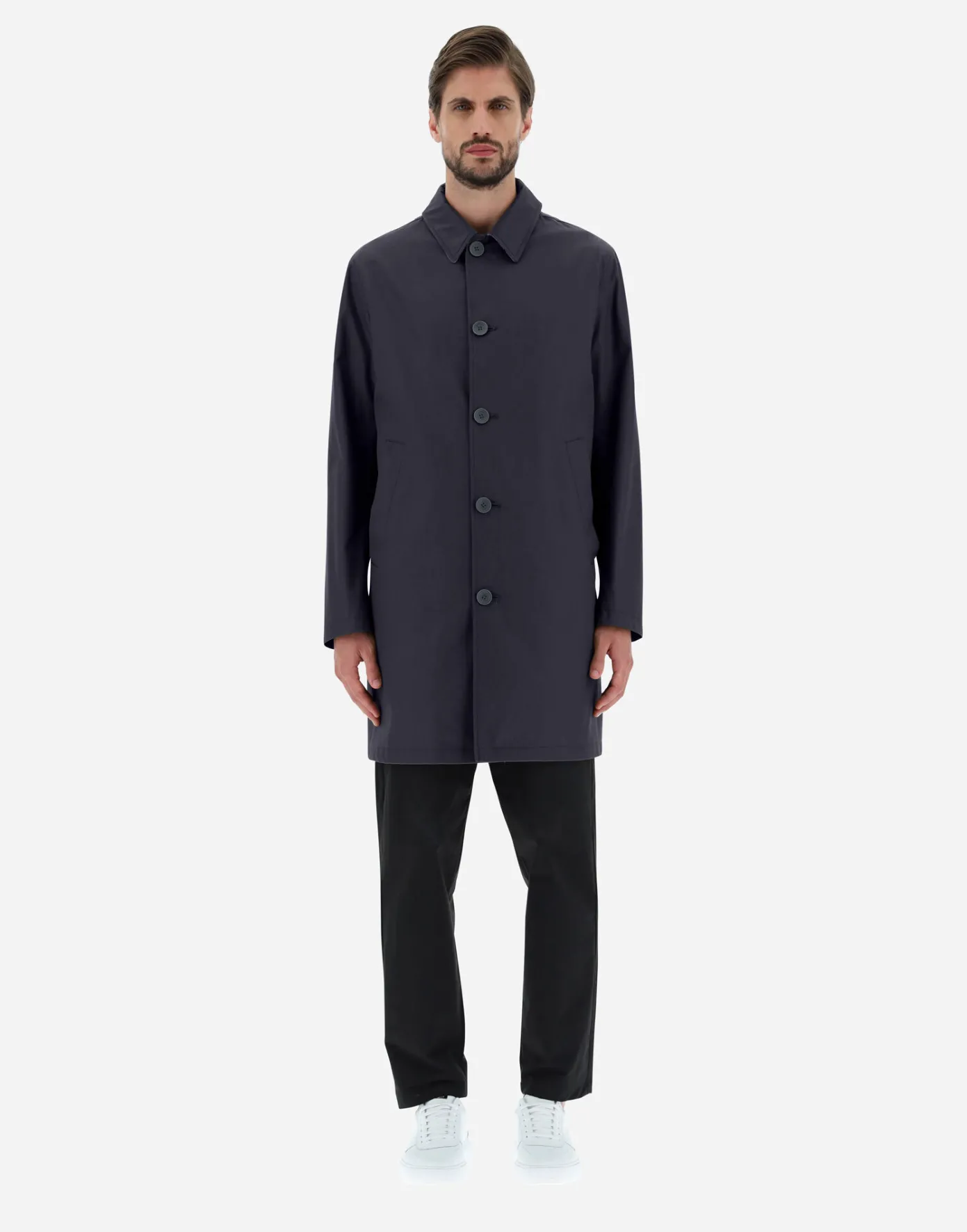 Herno Raincoats | Raincoats Navy Blue