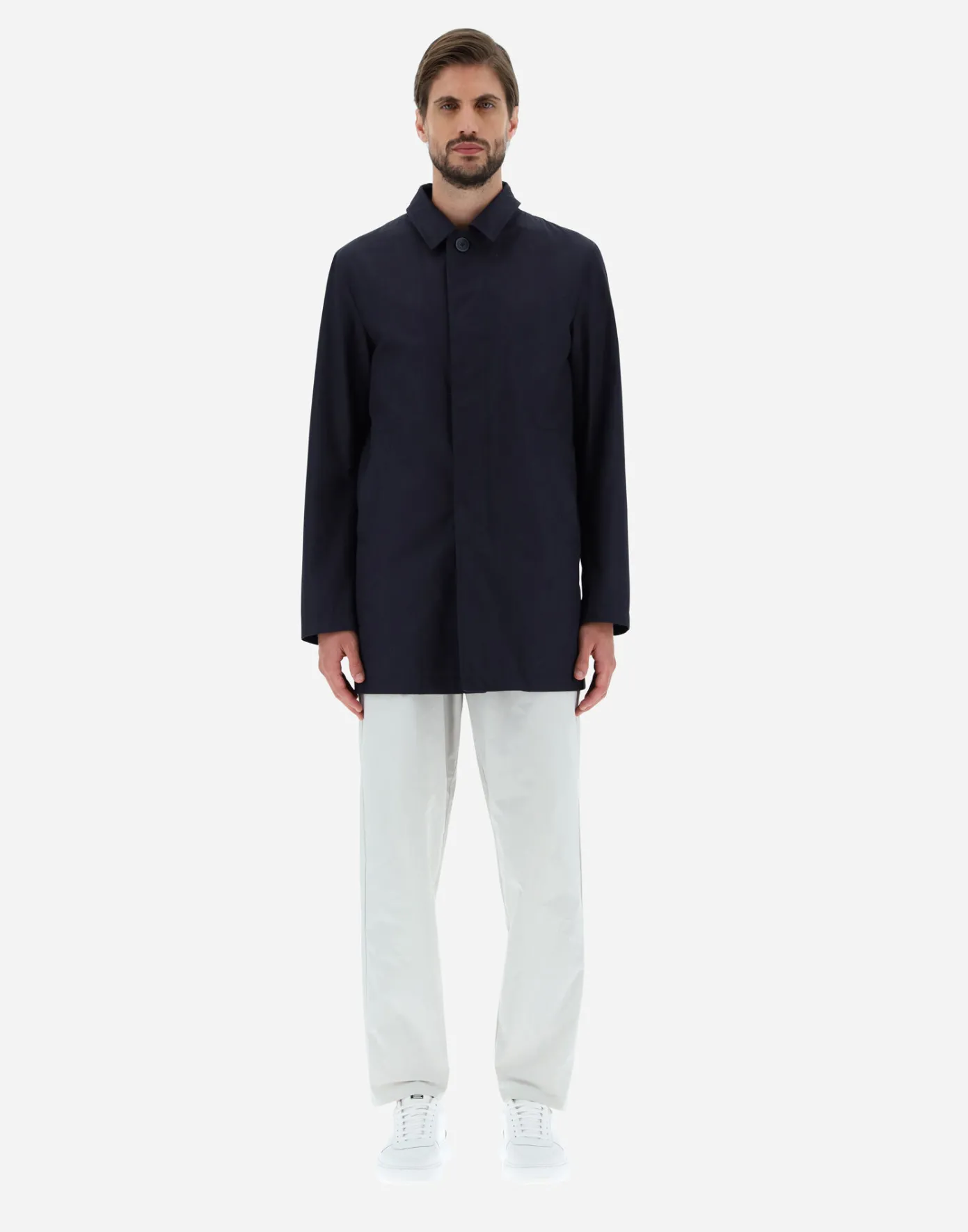 Herno Raincoats | Raincoats Navy Blue
