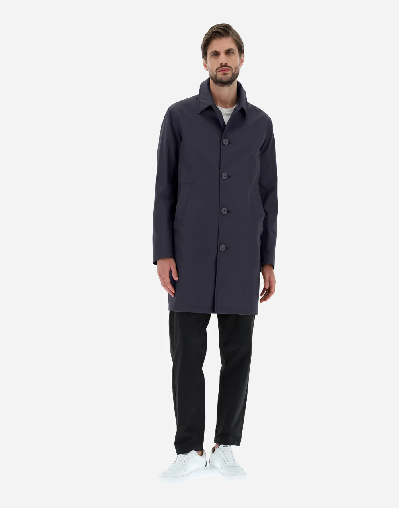 Herno Raincoats | Raincoats Navy Blue
