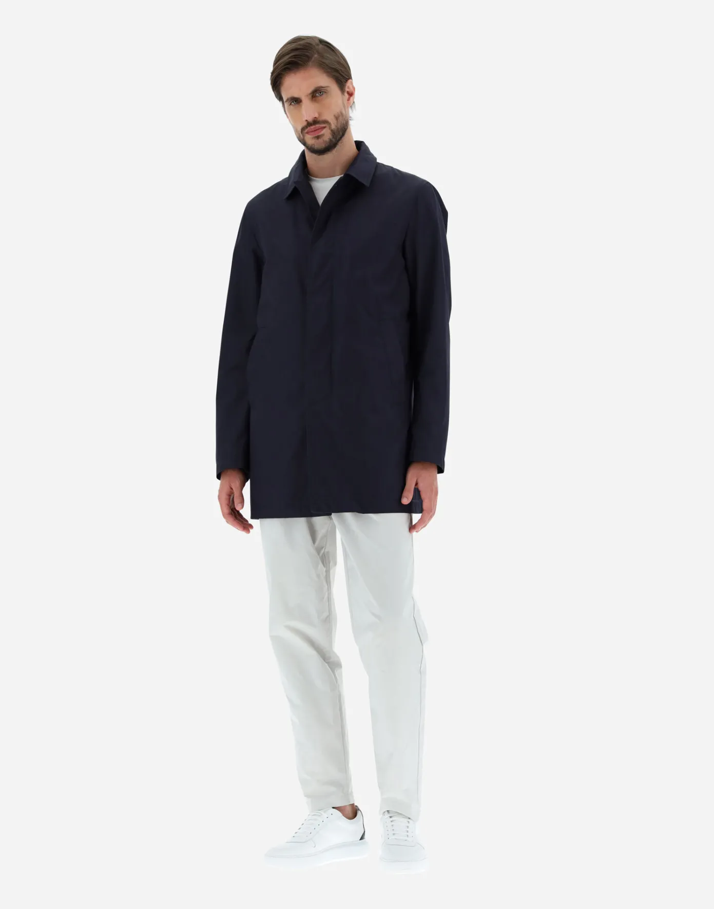 Herno Raincoats | Raincoats Navy Blue