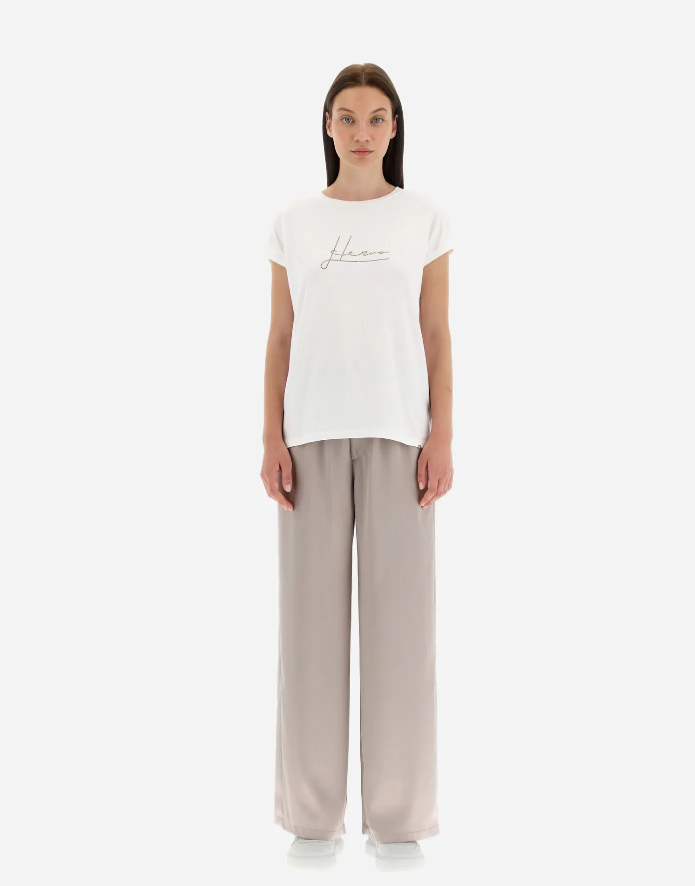 Herno T-Shirts | T-Shirts White/Brown