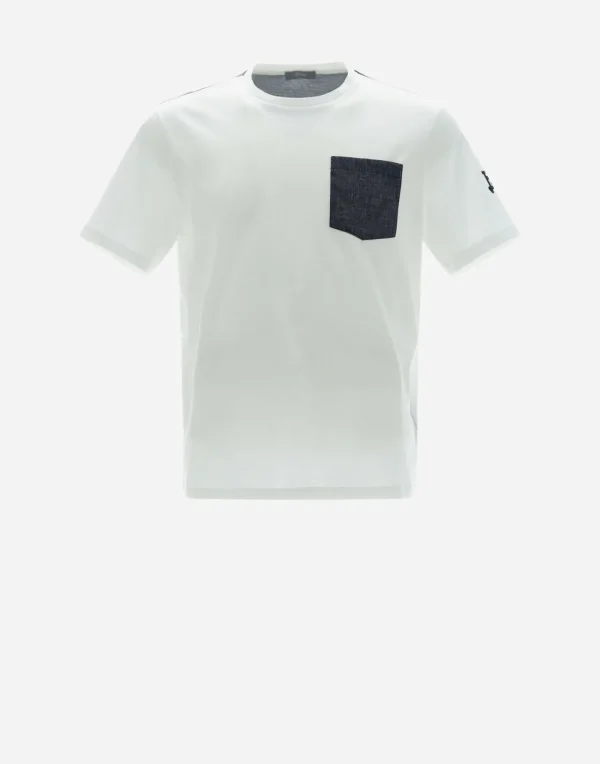 Herno T-Shirts & Polo Shirts | T-Shirts & Polo Shirts White/Blue