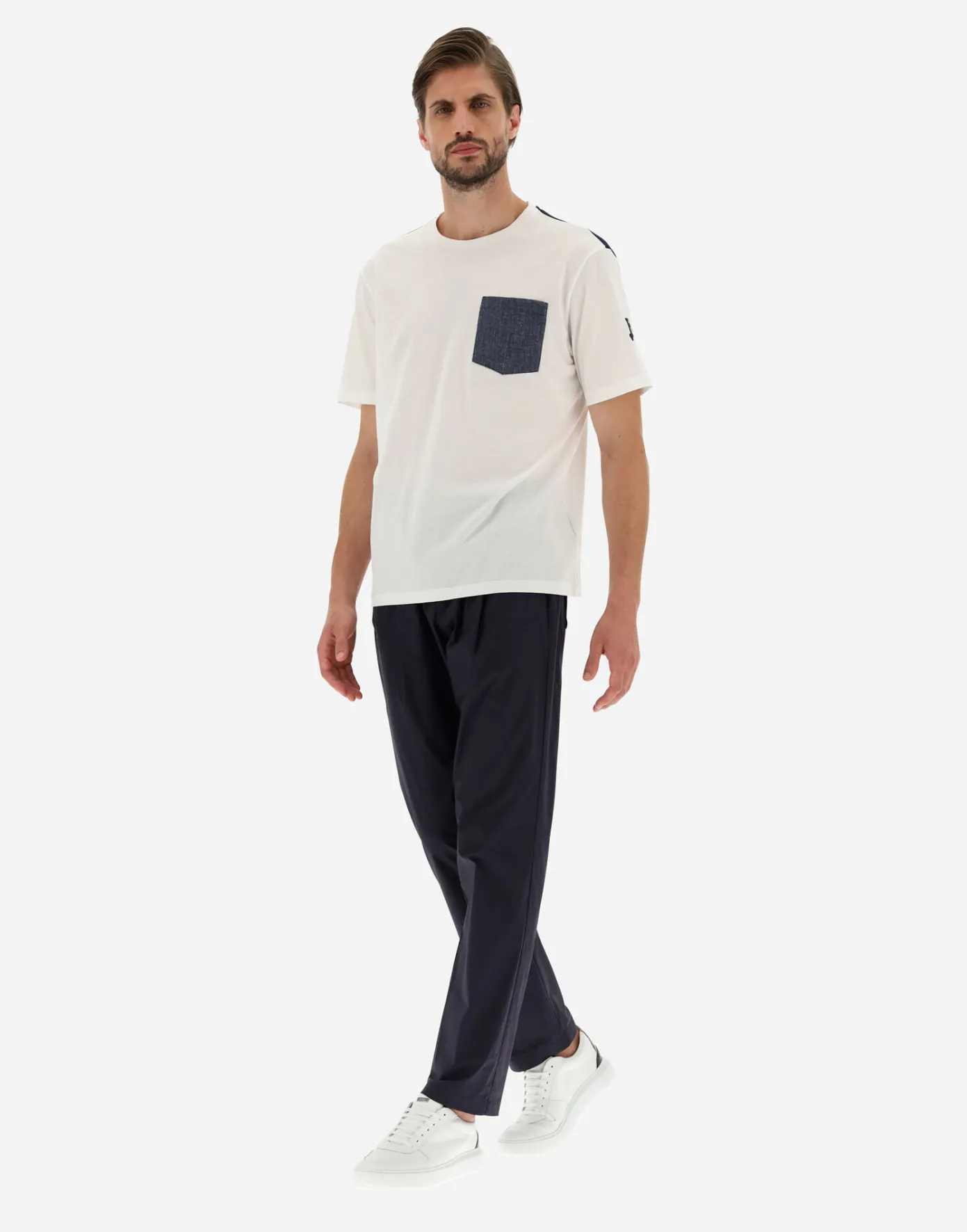 Herno T-Shirts & Polo Shirts | T-Shirts & Polo Shirts White/Blue