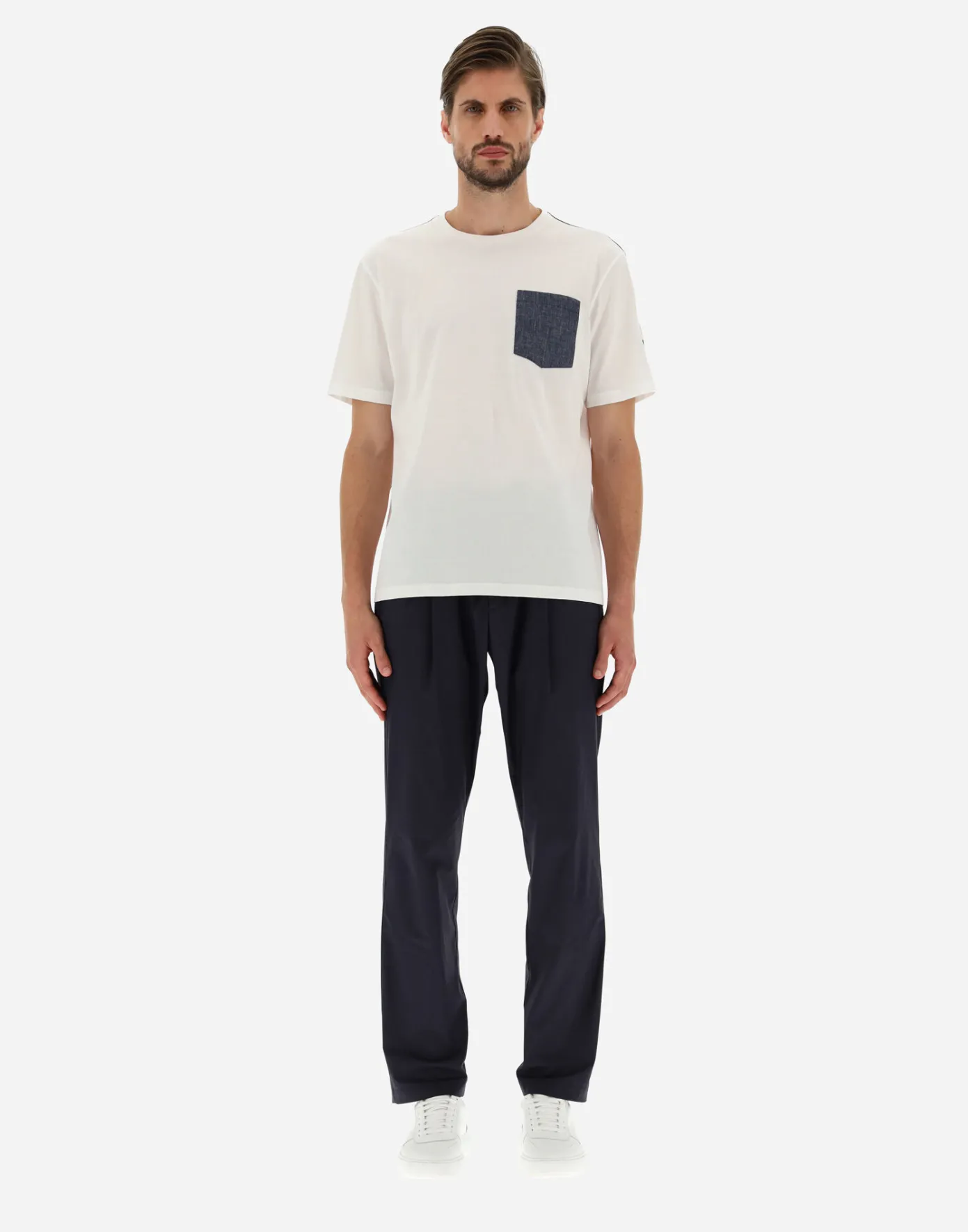 Herno T-Shirts & Polo Shirts | T-Shirts & Polo Shirts White/Blue