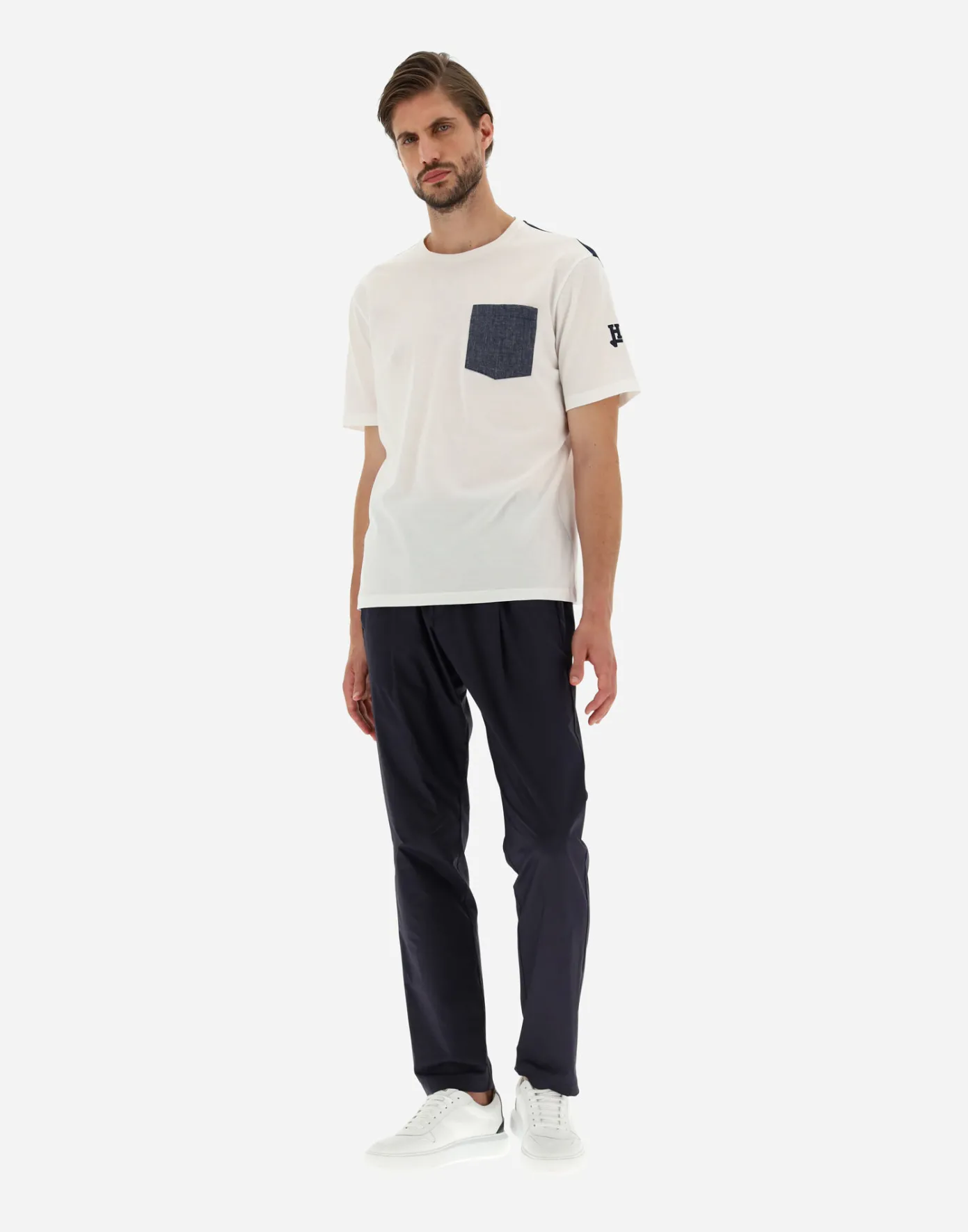 Herno T-Shirts & Polo Shirts | T-Shirts & Polo Shirts White/Blue