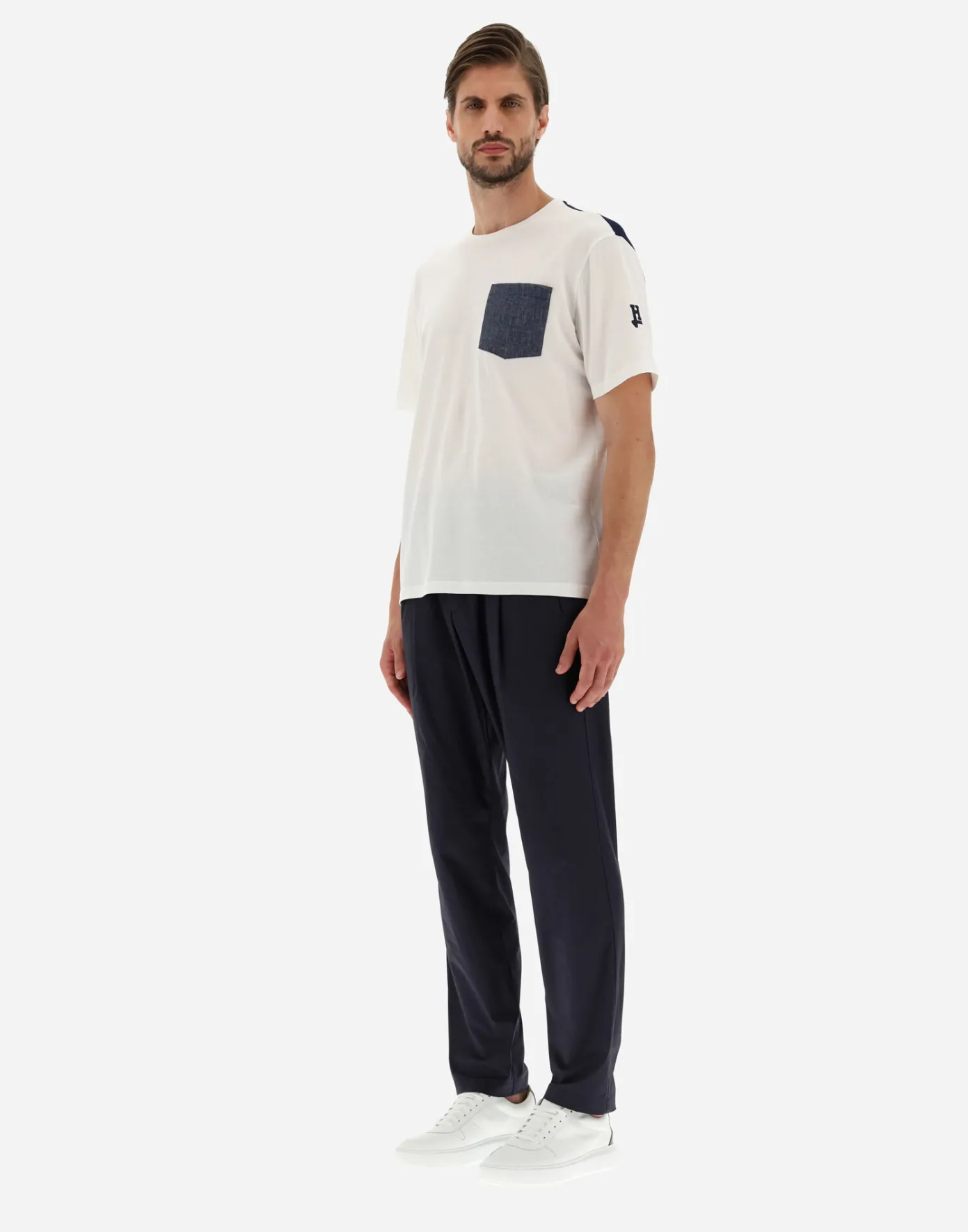 Herno T-Shirts & Polo Shirts | T-Shirts & Polo Shirts White/Blue